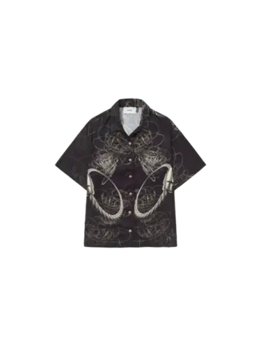 CAMISA PACE STEEL CABLE CUBAN COLLAR