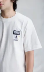 CAMISETA QUADRO CREATIONS FRAME TEMPORARY BADGE