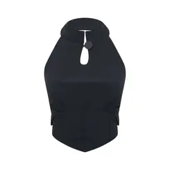 CAMISETA SAY UR TOP COLLAR BOTTON