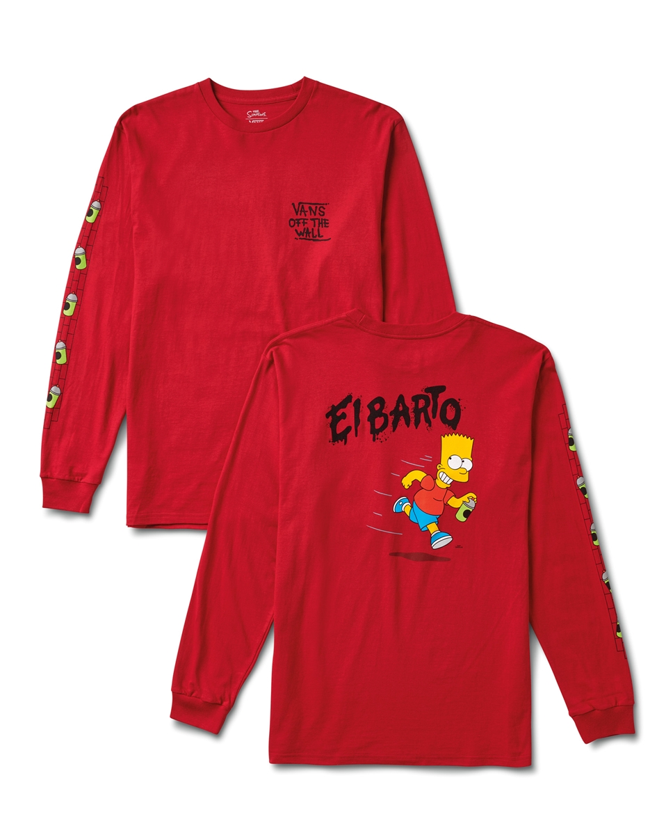 vans camisa simpsons