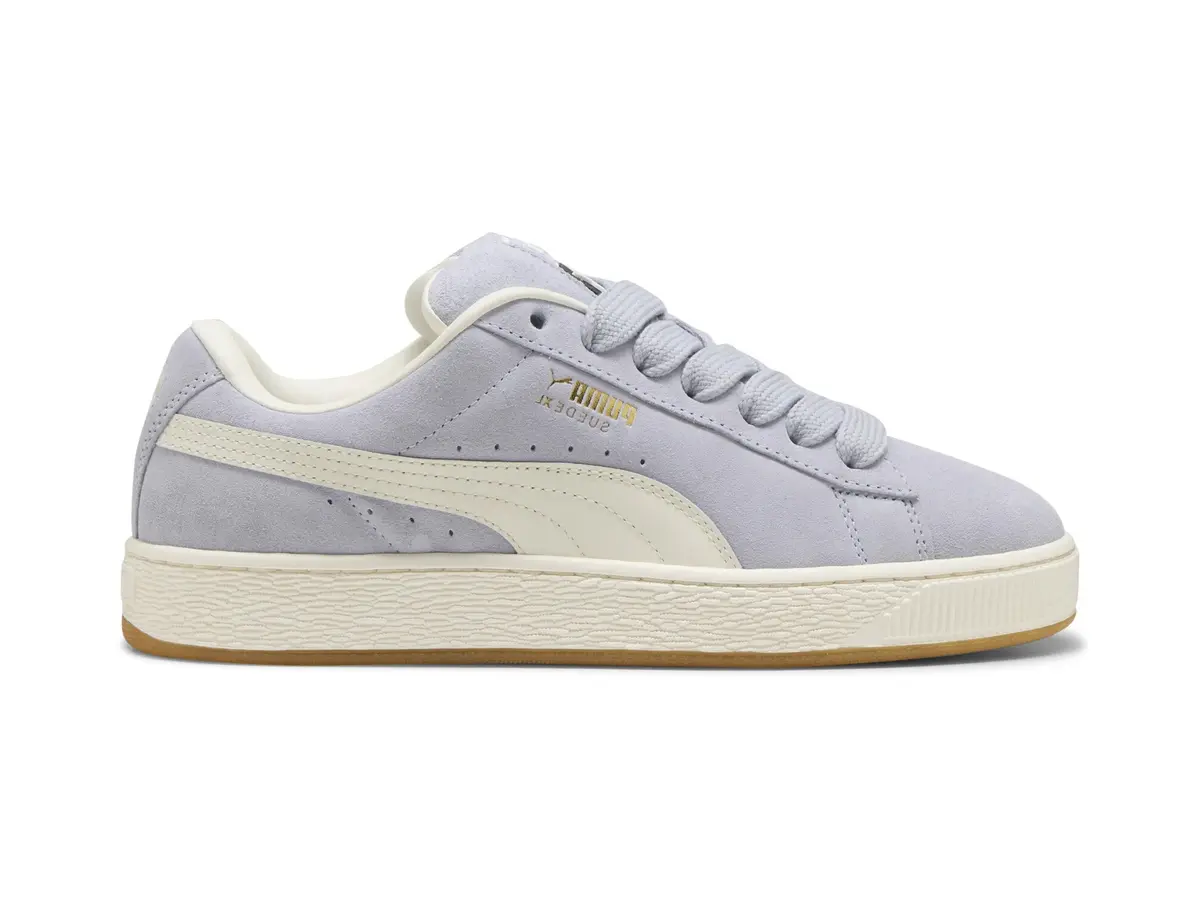 ルイ PUMA SUEDE XL (preto/salmão) - Corre de Rua