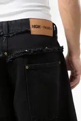 BERMUDA BARRA CREW JEANS DESCONTRUIDA